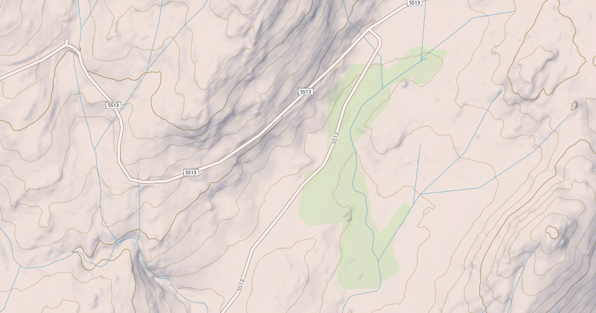 Map preview of CHIQUITO CANYON D SPUR