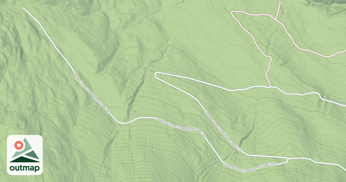 Map of USFS Motor Vehicle Use Map Roads {396C53A8-08A2-4EAA-AE45-AEA673847825}