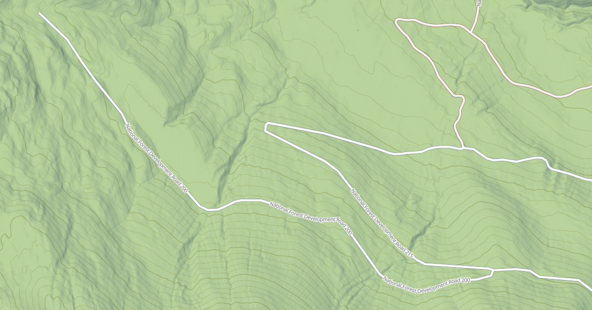 Map preview of USFS Motor Vehicle Use Map Roads {396C53A8-08A2-4EAA-AE45-AEA673847825}