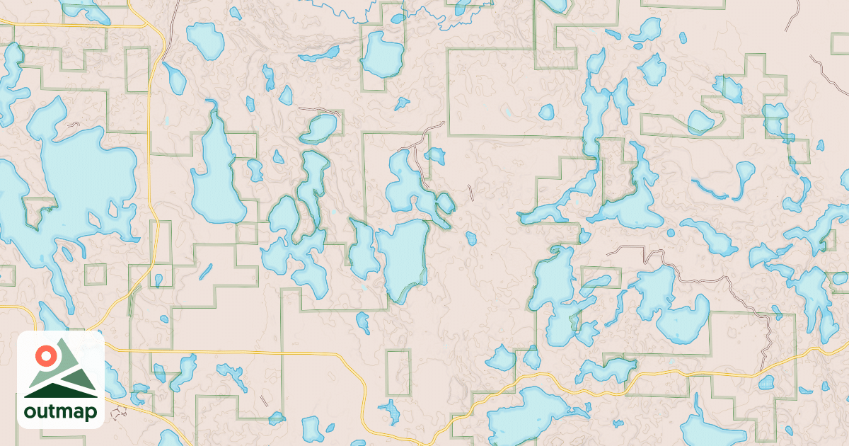 Map of CLUB HOUSE LAKE ROAD