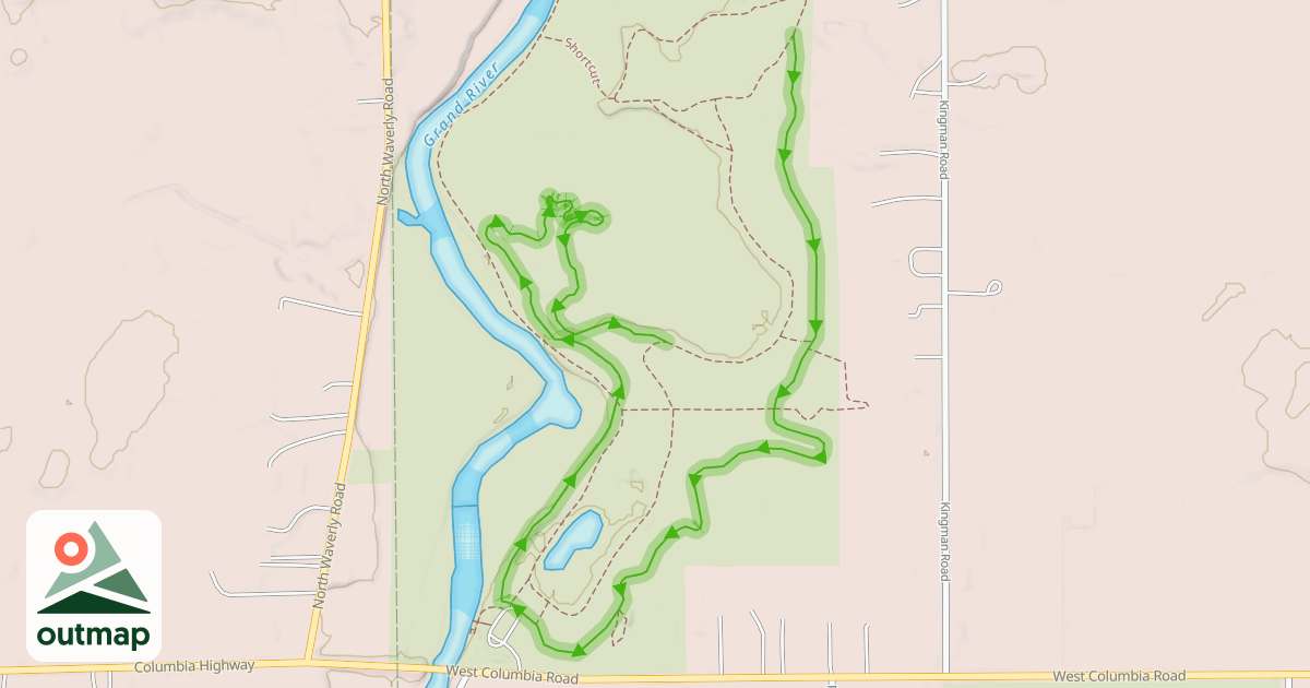 Map of MTB Trail