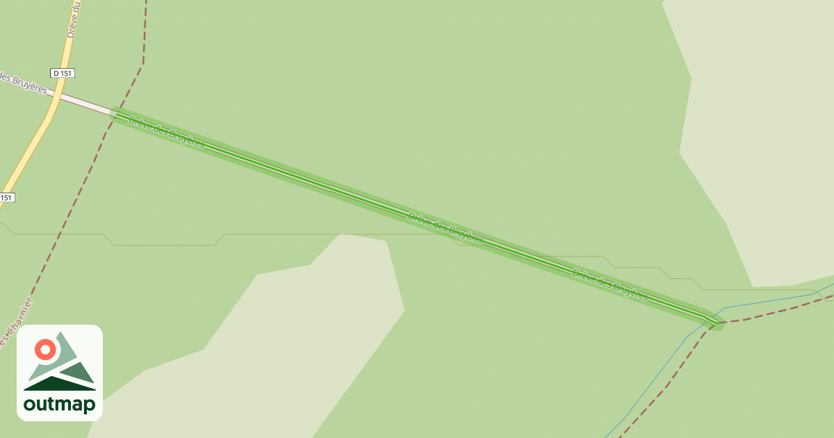 Map of Drève des Bruyères