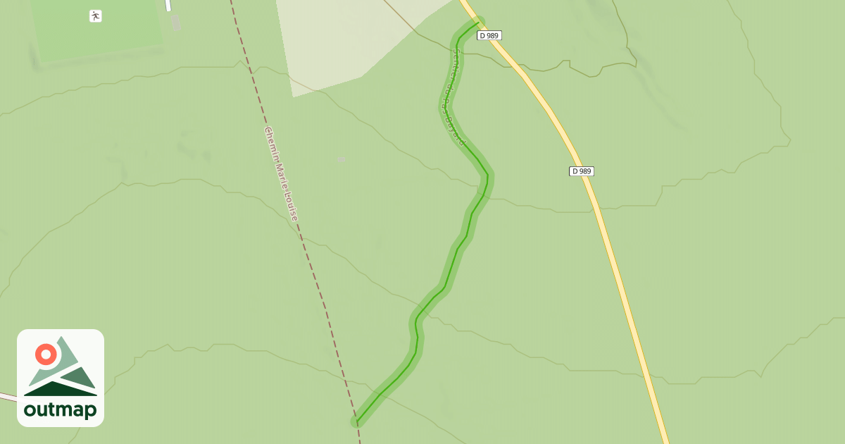 Map of Sentier du Pas Bayard