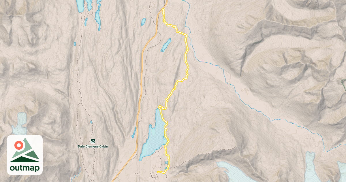 Map of Bear Lake Trail