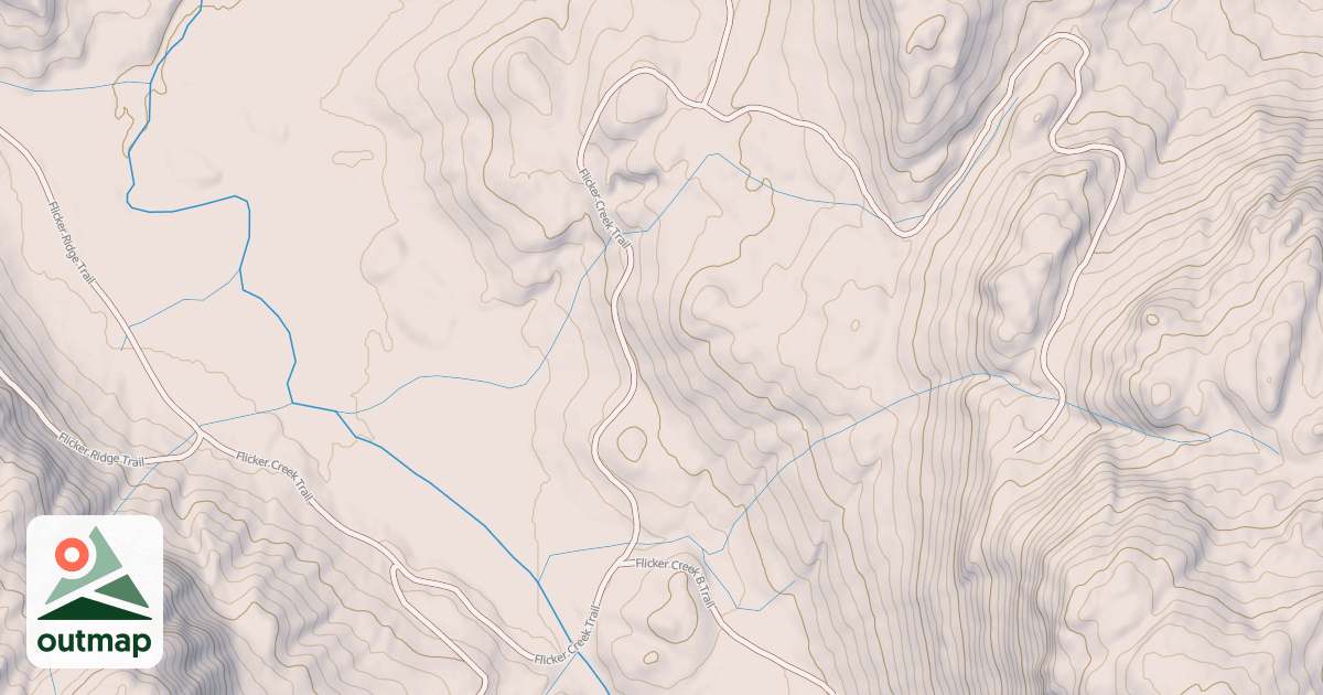 Map of Flicker Creek