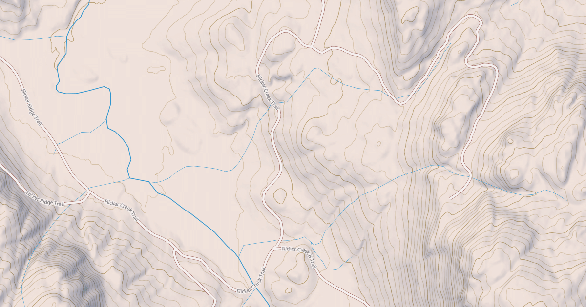 Map preview of Flicker Creek