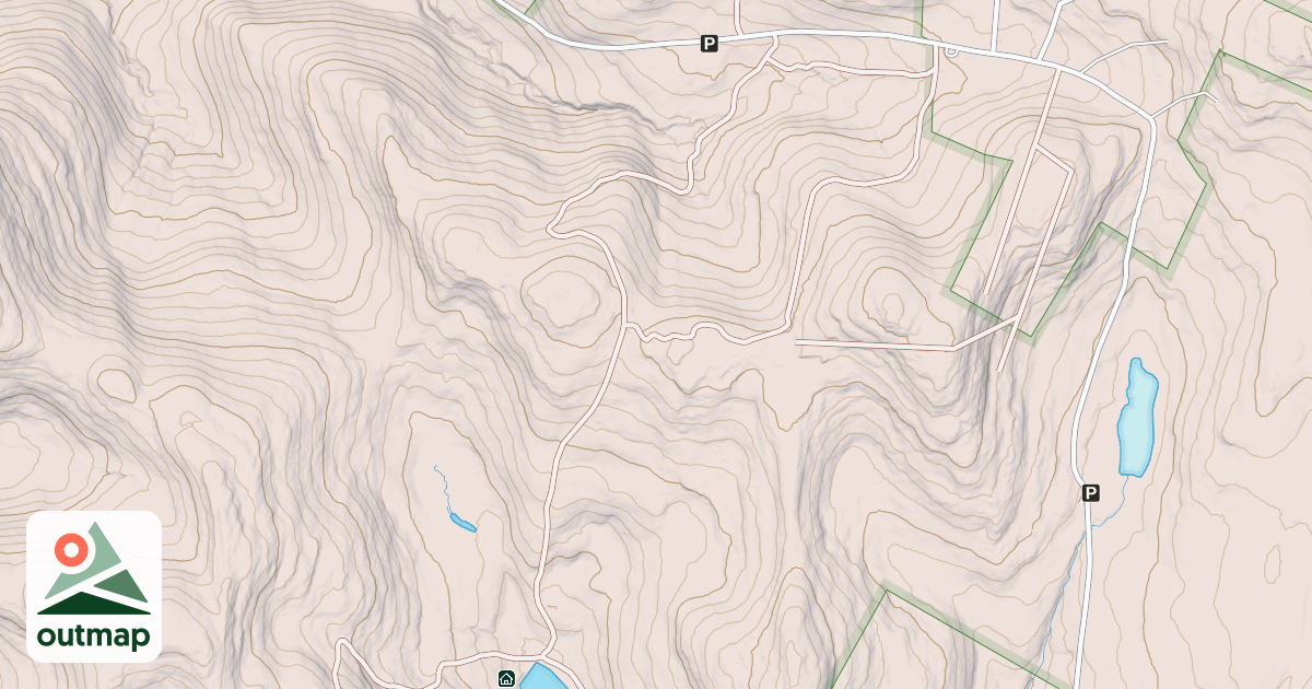 Map of Trout Pond Trail