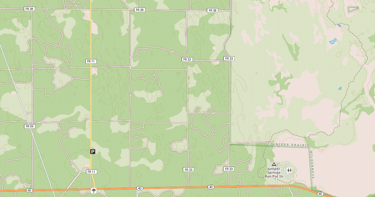 Map preview of USFS Motor Vehicle Use Map Roads {8042B076-15CF-4986-AB45-C98E634B81AB}