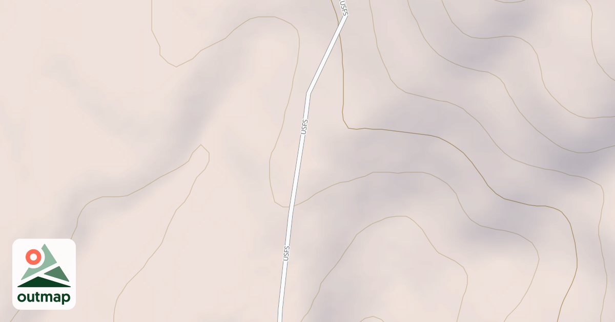 Map of Twin Lakes Road