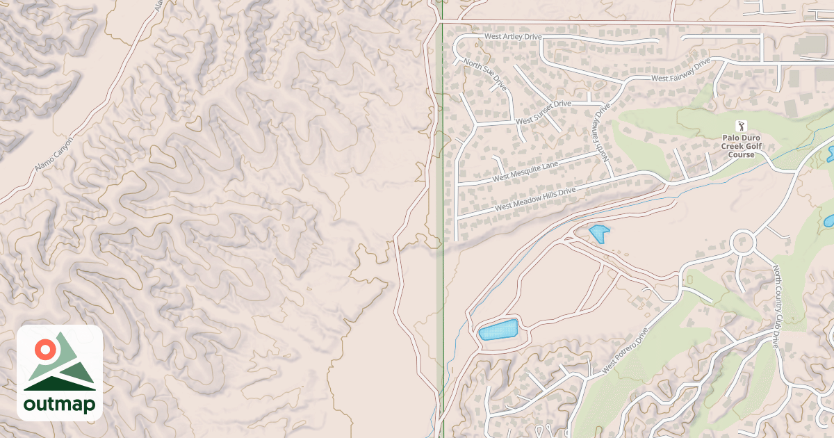 Map of MEADOW HILLS