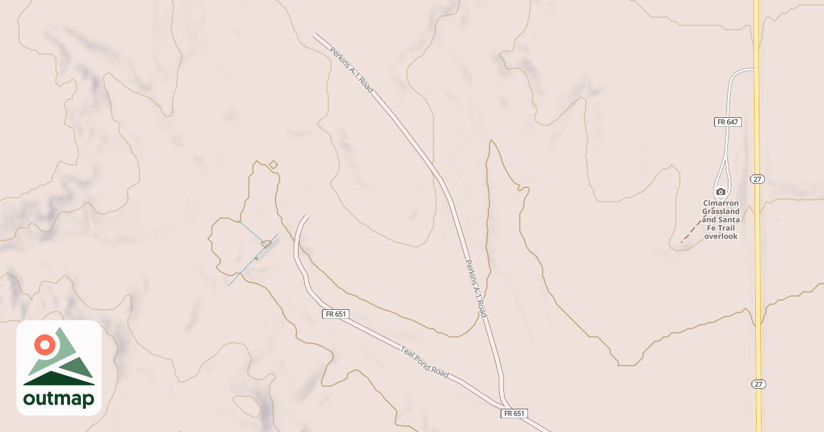 Map of PERKINS A-1