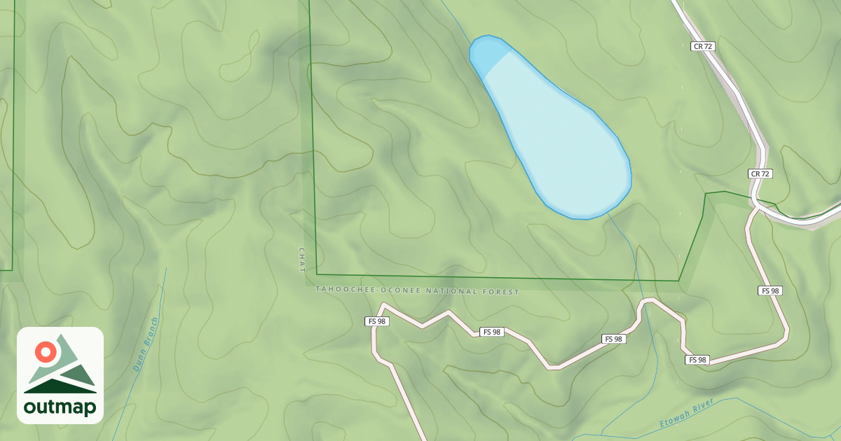 Map of DUNN BRANCH