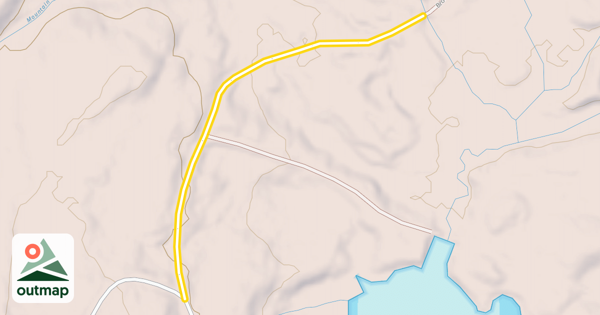 Map of Brook Trail