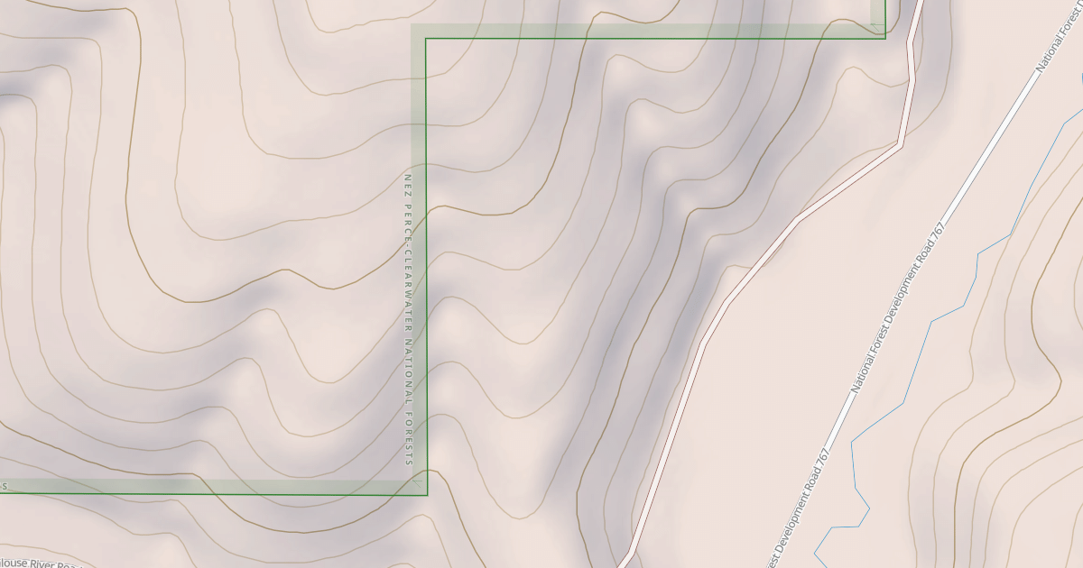 Map preview of Palouse Ohv - Linn Gulch