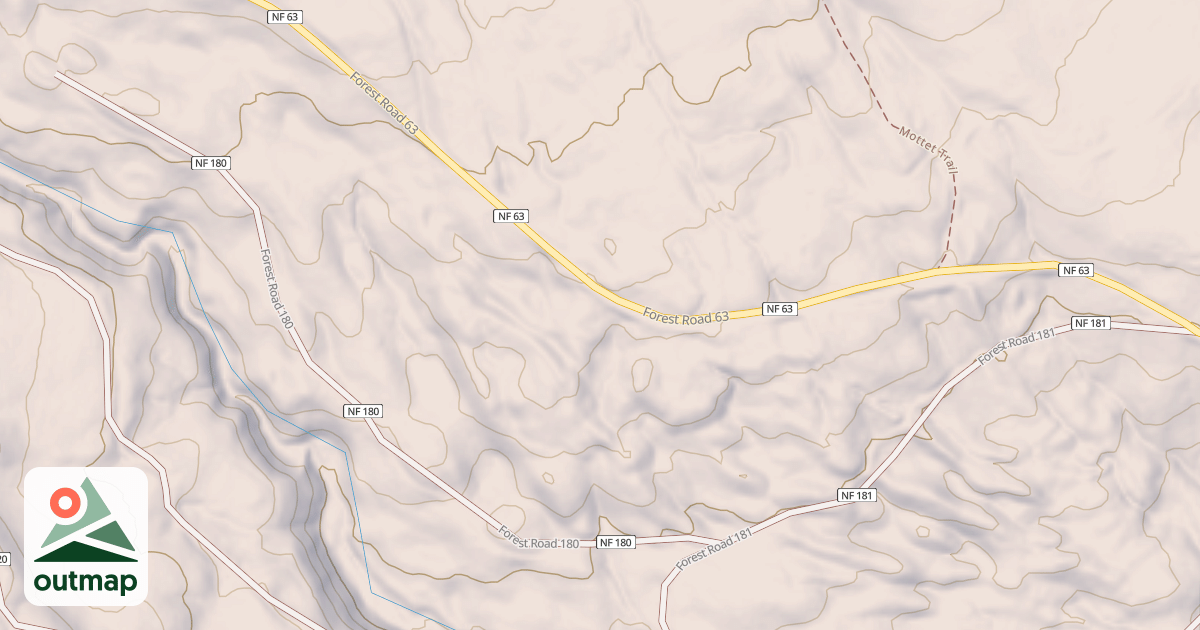 Map of USFS Motor Vehicle Use Map Roads {638E7F72-6067-4064-9972-0BF7A4717717}