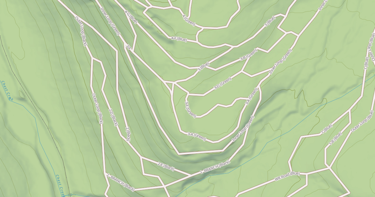 Map preview of Rock Run ATV Trails