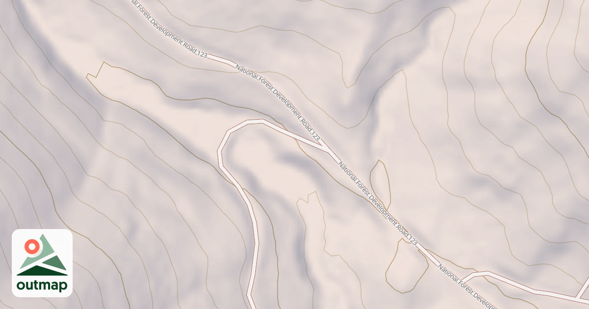 Map of GROUSE CREEK RIDGE CUTOFF