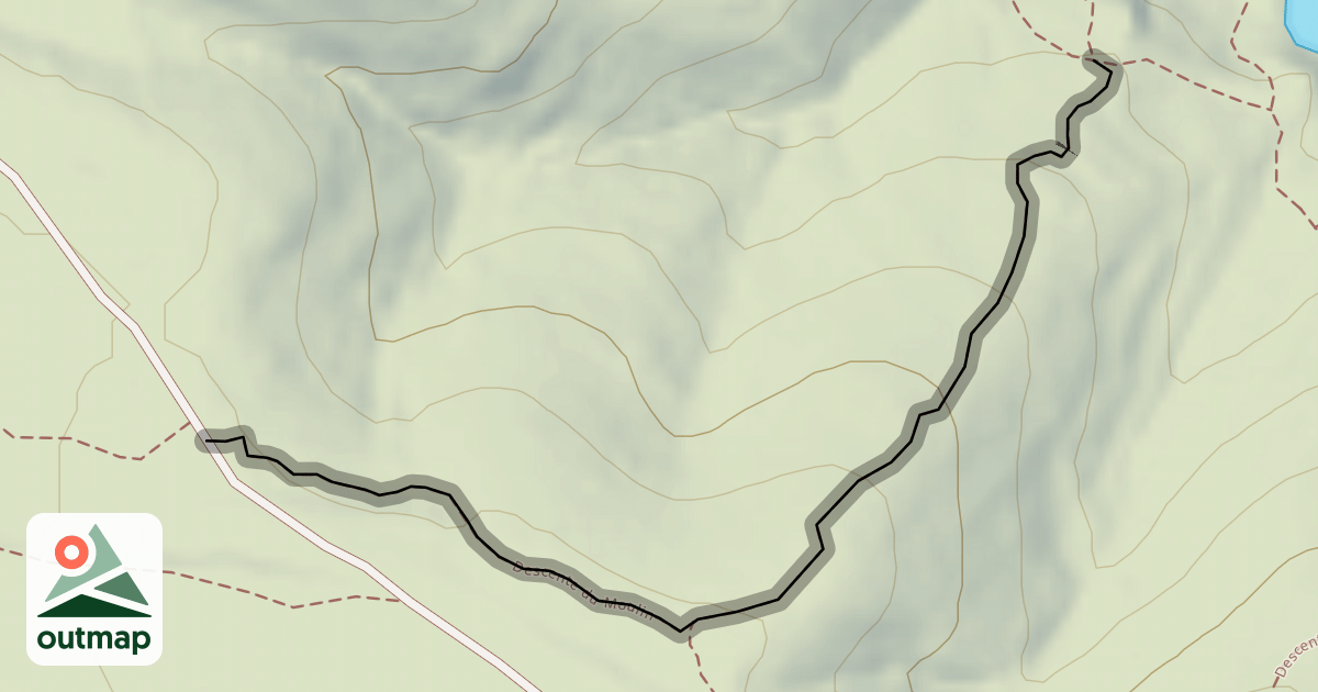 Map of Descente du Moulin