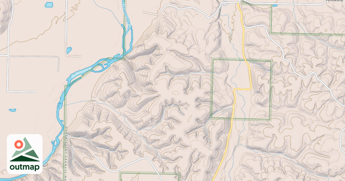 Map of USFS National Forest System Roads {AC40E3A0-AA28-413E-A9F4-B95FE70AAFA4}