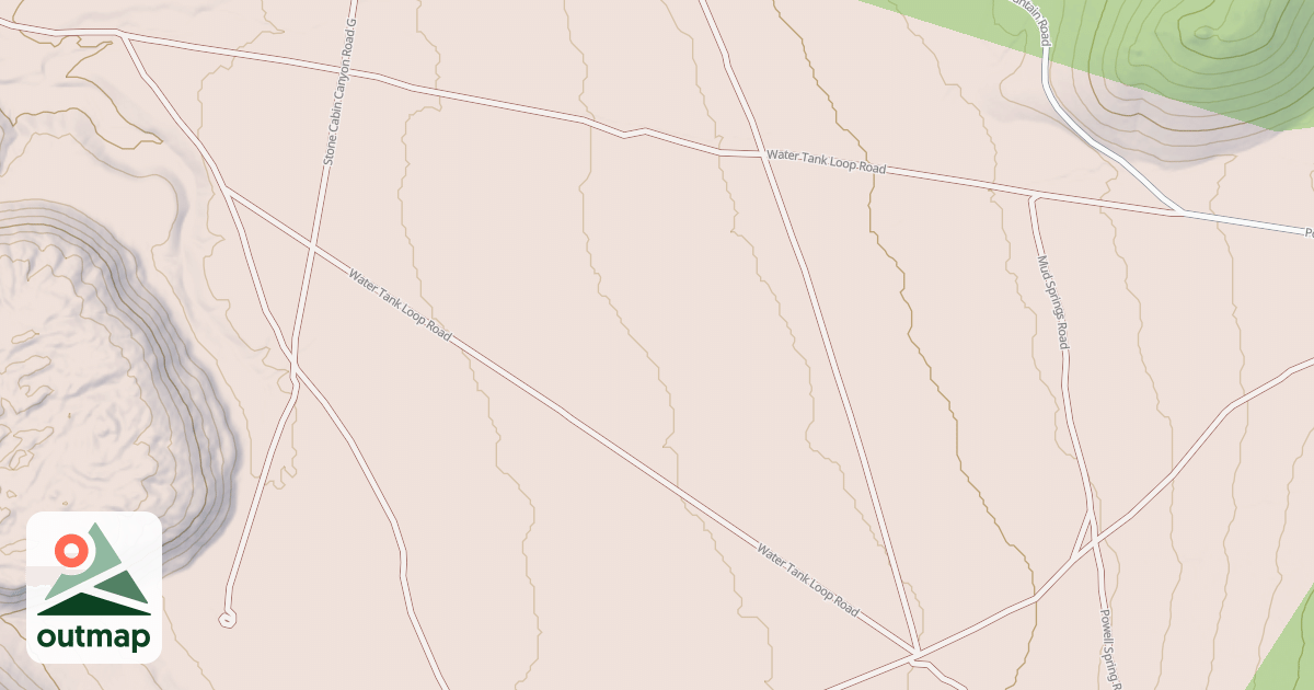 Map of WATER TANK LOOP ROAD