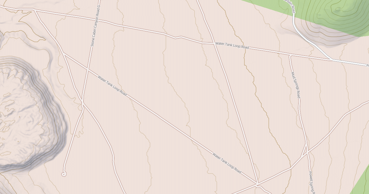 Map preview of WATER TANK LOOP ROAD
