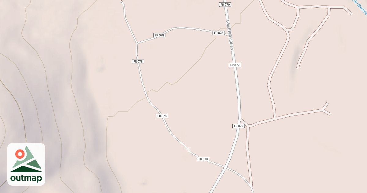 Map of S BOISE CORRAL