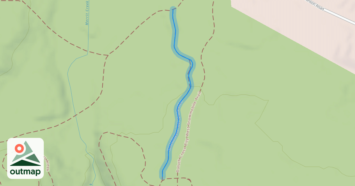 Map of Hutchinson Lot Connector
