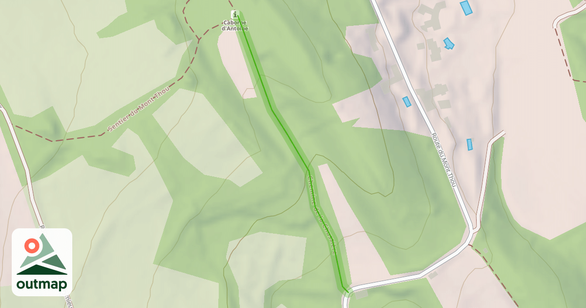 Map of Chemine de la Chussière