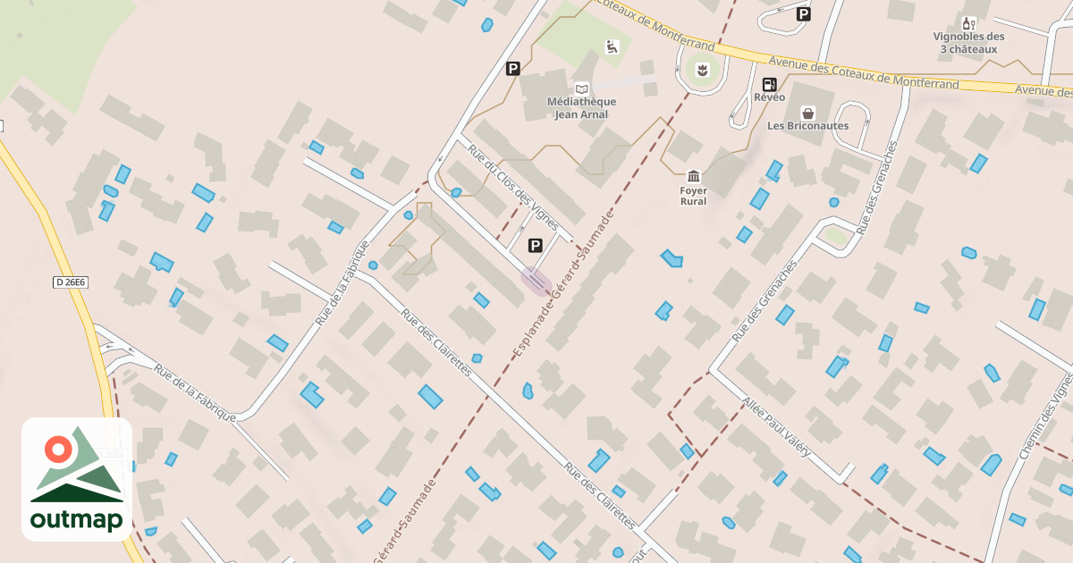 Map of Rue du Clos des Vignes
