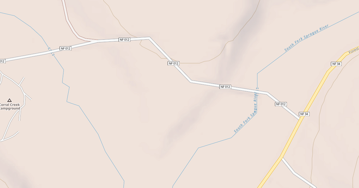 Map preview of CORRAL CREEK CG