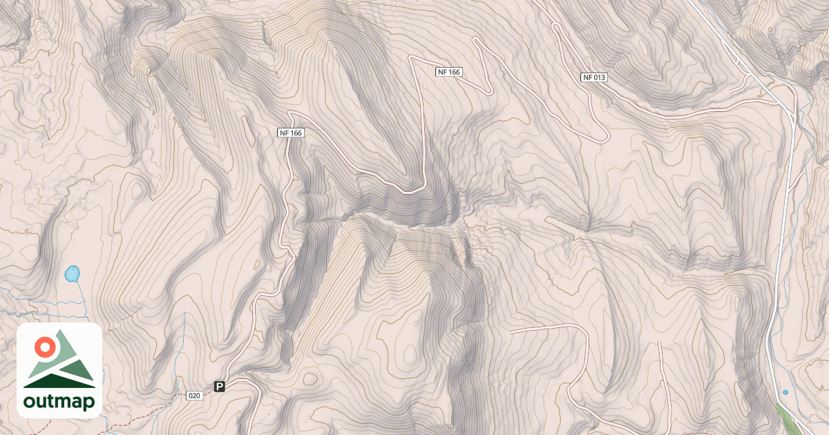 Map of SHAFER RIDGE