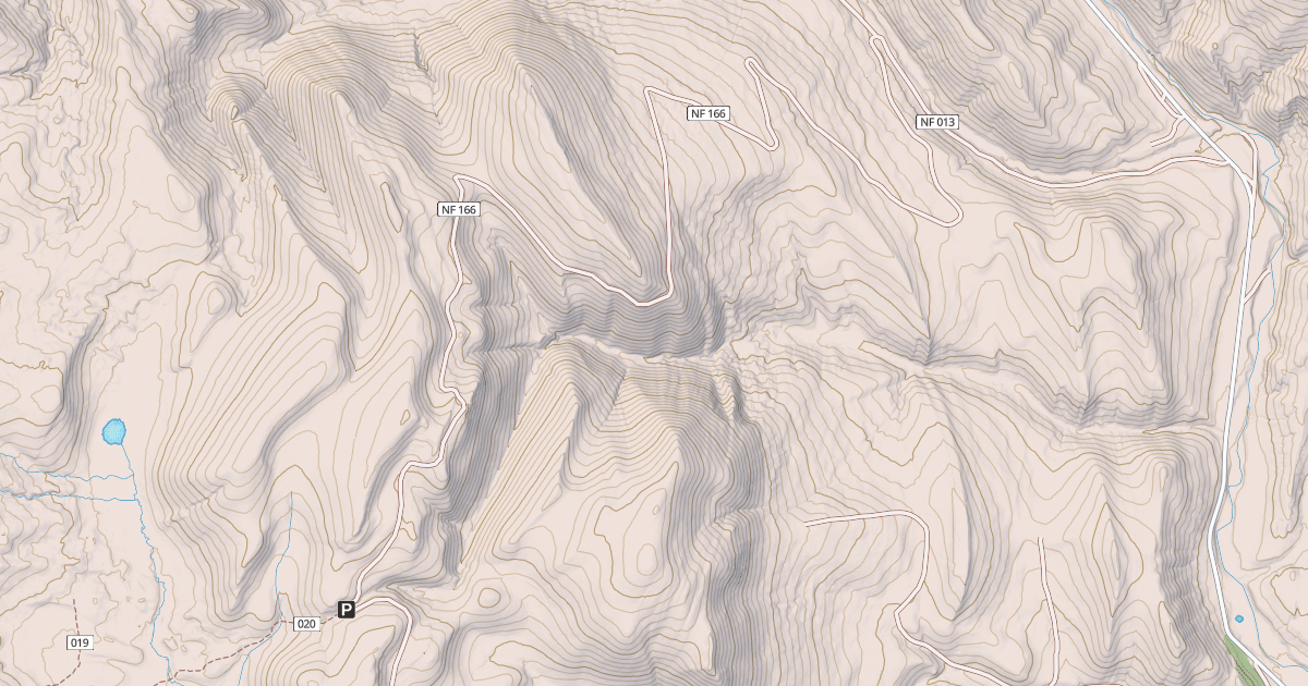 Map preview of SHAFER RIDGE