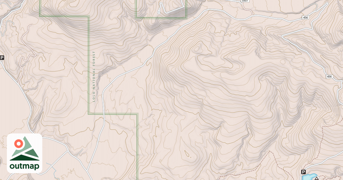 Map of BUTLER CREEK LOOP