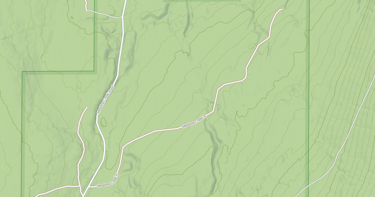 Map preview of MEADOW CREEK A