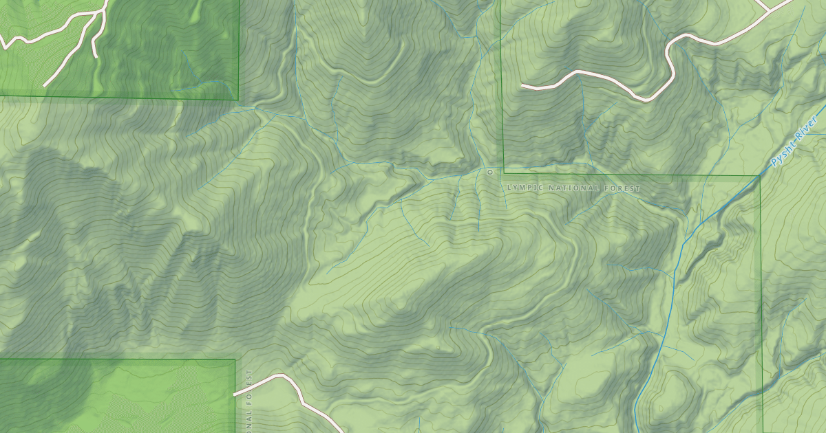 Map preview of USFS National Forest System Roads {0FC9B3E8-68B7-4125-82F2-F862099CF86D}