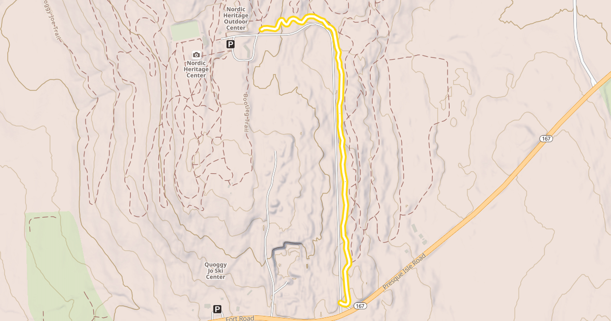 Map preview of Tom's Trail