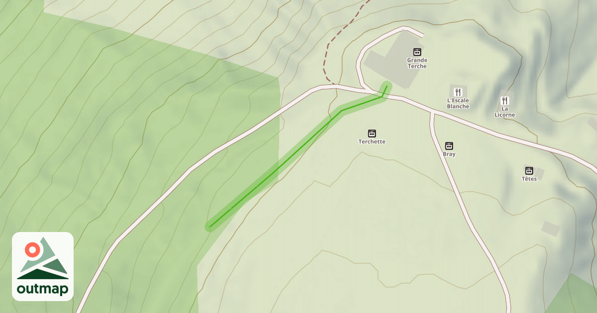 Map of La Chanterelle
