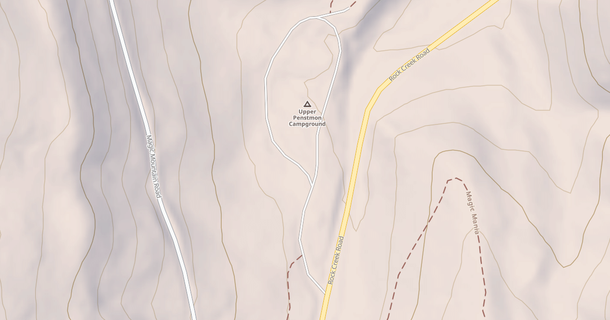 Map preview of UPPER PENSTEMON C. G.
