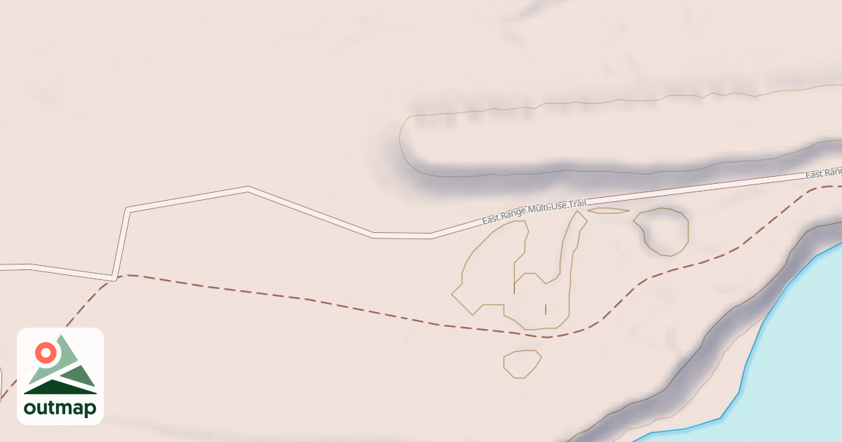 Map of East Range OHV Trail