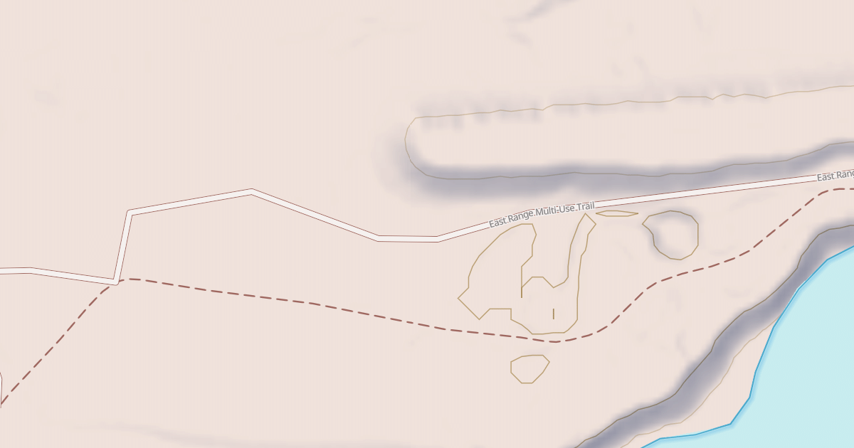 Map preview of East Range OHV Trail