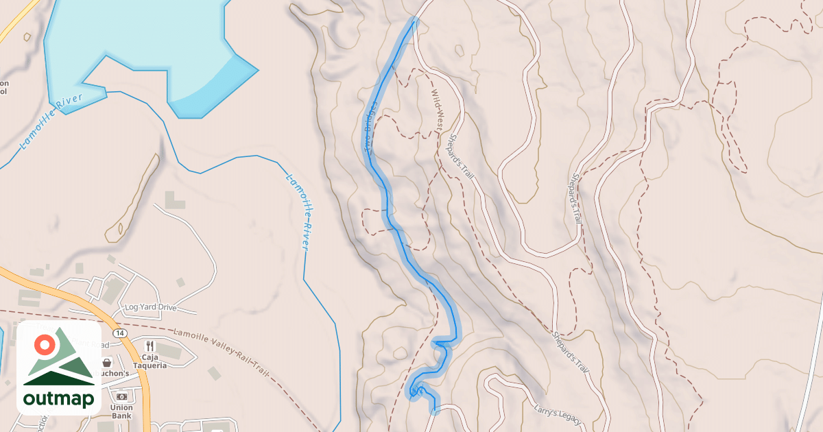 Map of Two Bridges