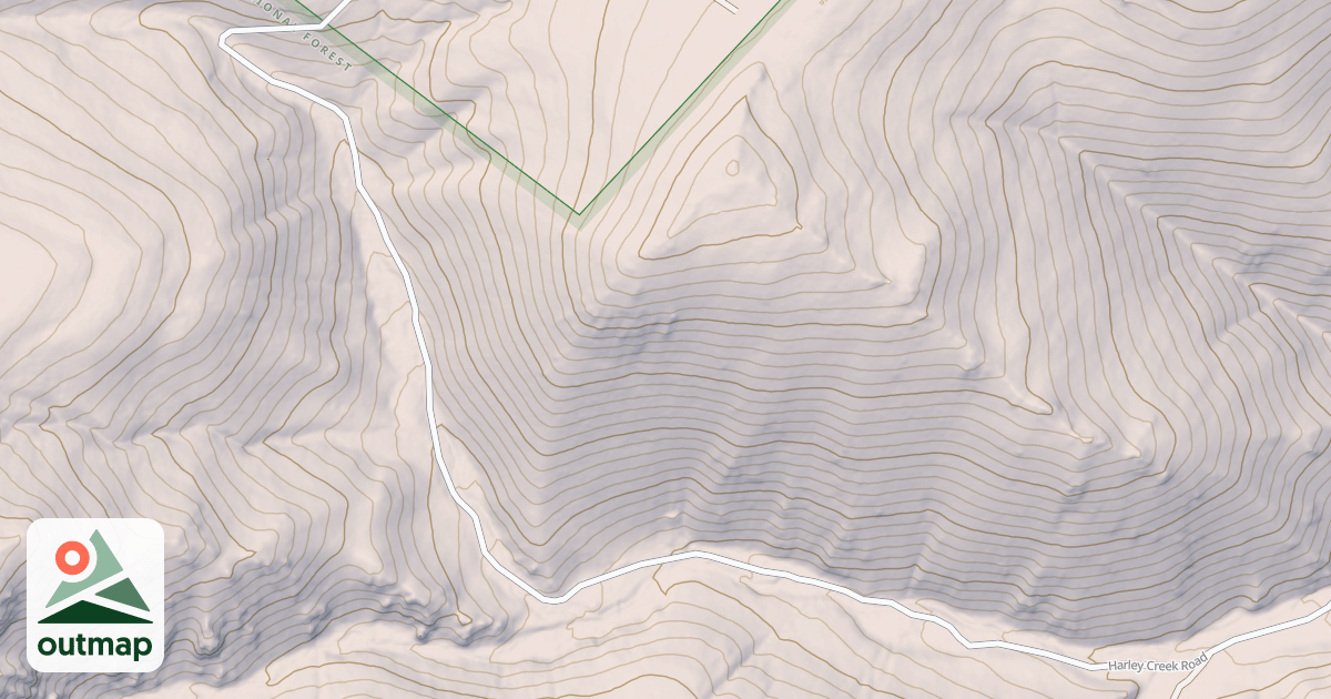 Map of HARLEY CREEK
