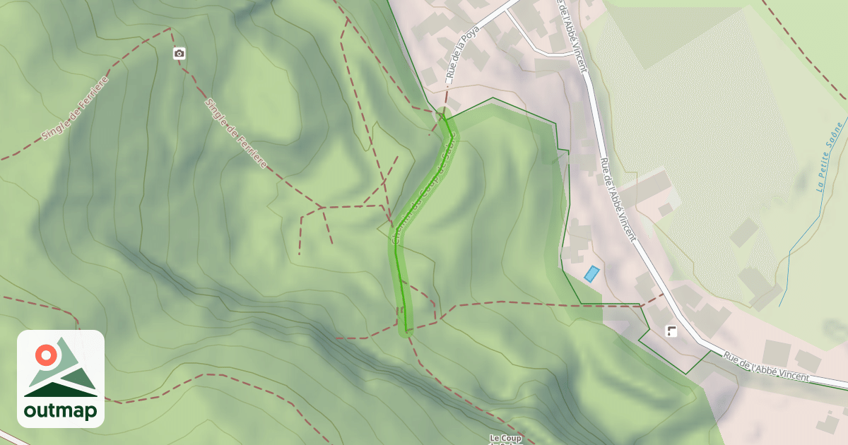 Map of Chemin du Coup de Sabre