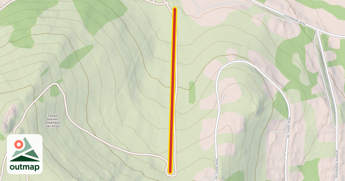 Map of Snowbird Chairlift
