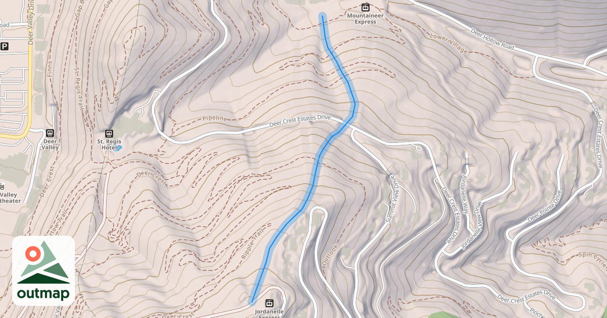 Map of Mountaineer