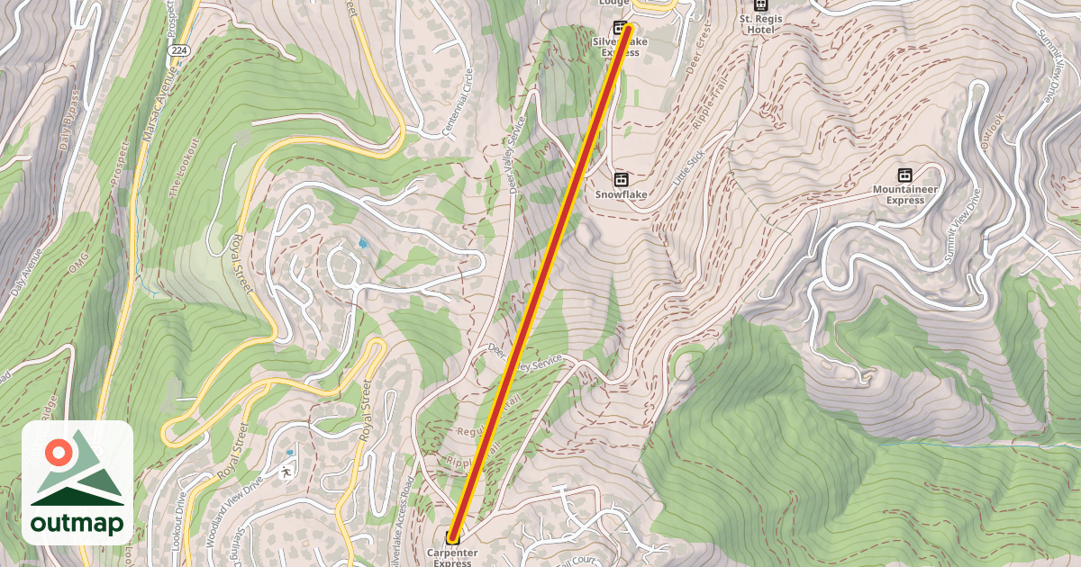 Map of Carpenter Express