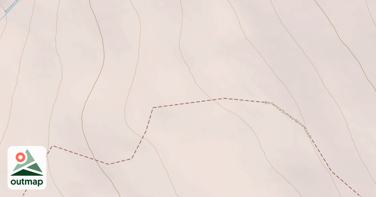 Map of Bonanza/Jumbo Mine Trail