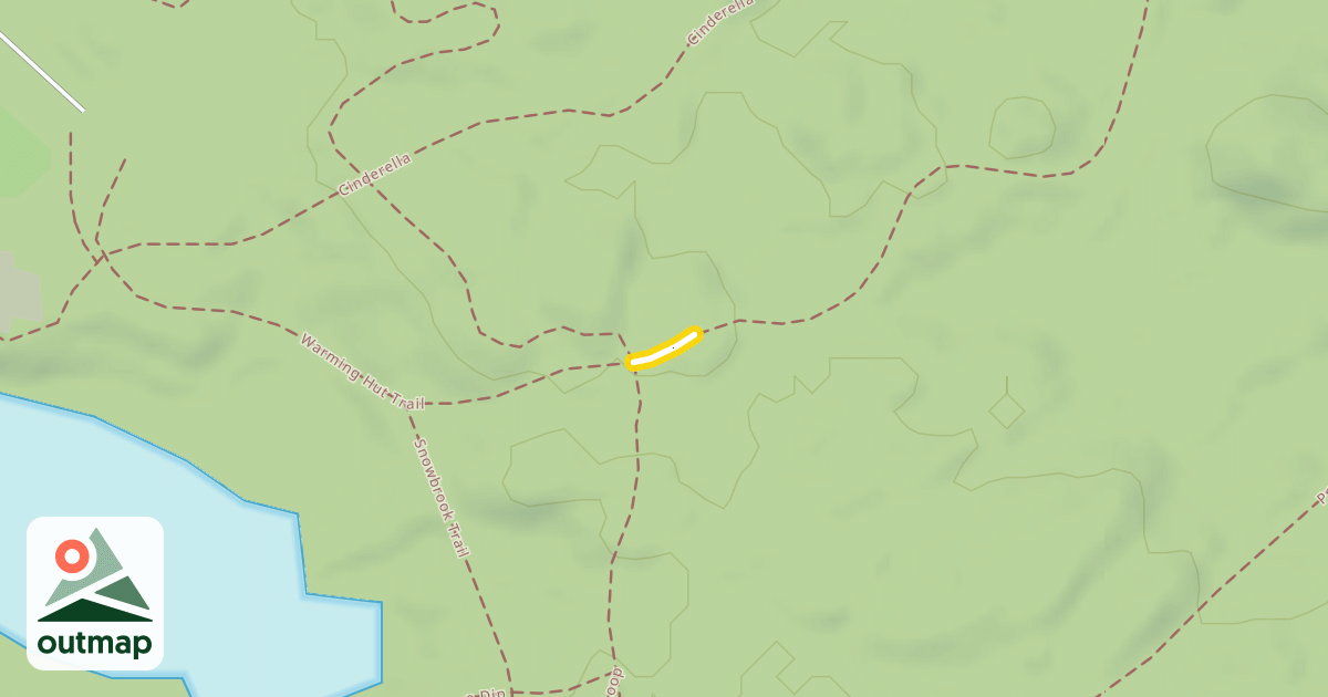 Map of Warming Hut Trail