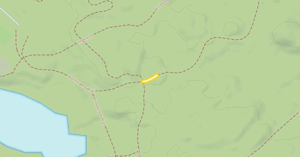 Map preview of Warming Hut Trail