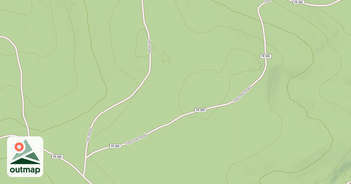 Map of FLAG POLE ROAD